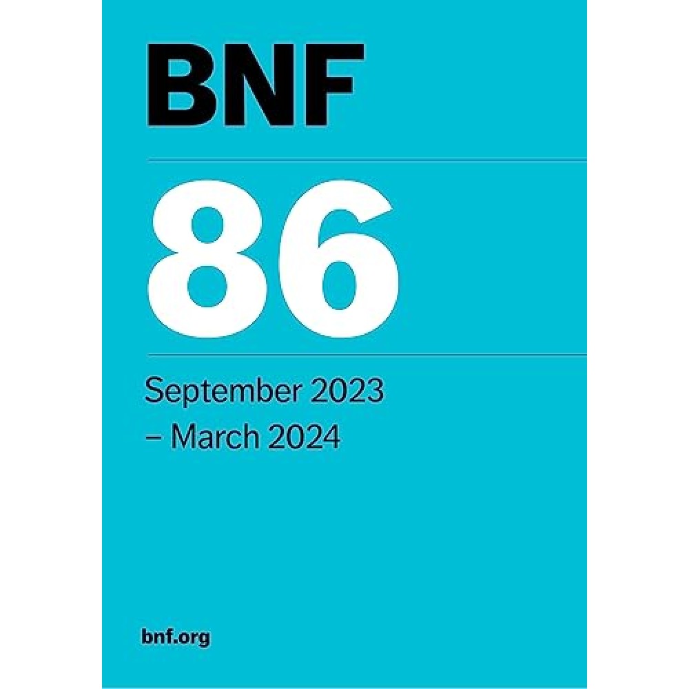 British National Formulary (BNF86): September 2023-March 2024