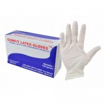 GLOVES-LATEX EXAM PRE POWDER