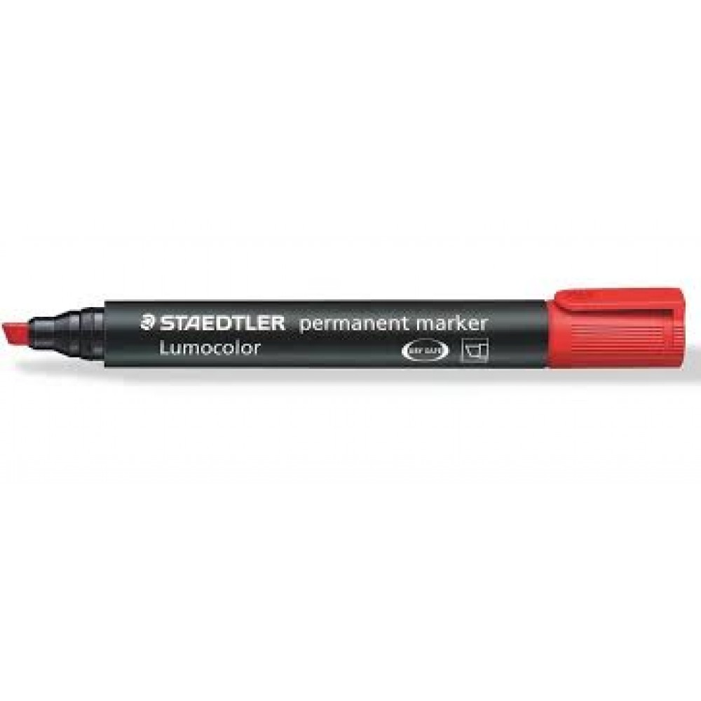 MARKER-PERMANENT STAEDLER-RED