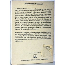 HONOURABLE CRIMINALS