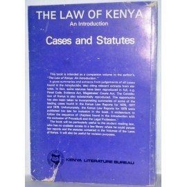 THE LAW OF KENYA:  AN INTRODUCTION