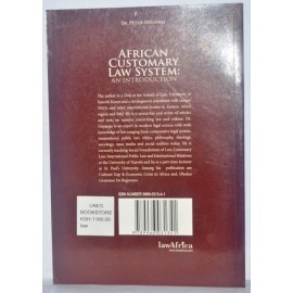 AFRICAN CUSTOMARY LAW SYSTEM