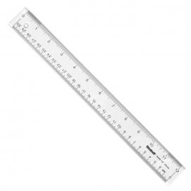 RULER 30CM PLASTIC PELIKAN