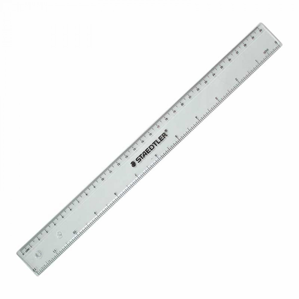 RULER 30CM PLASTIC PELIKAN