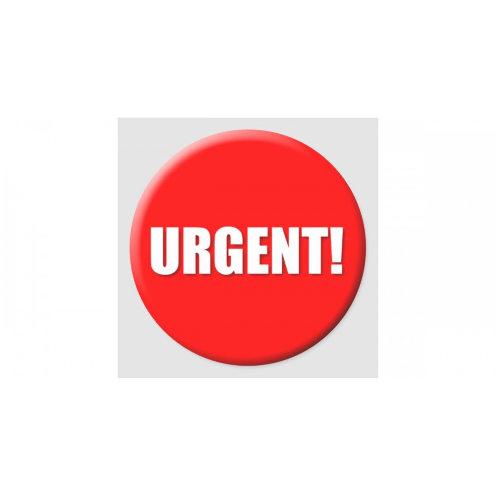 STICKERS - URGENT (SELF-ADH) P