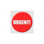 STICKERS - URGENT (SELF-ADH) P