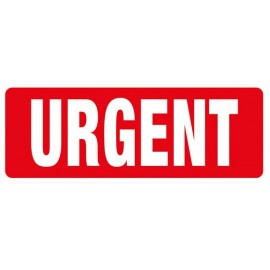 STICKERS - URGENT (SELF-ADH) P